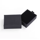 Square Box Wholesale Large Square Black Drawer Packing Cardboard Jewelry Simple Style Bracelet Box