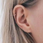 Earring Wholesales Stainless Steel Simple Fancy Girl Stud Earring Jewelry In 2021