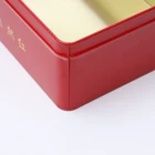 Biscuit Pretty Design Square Shape Tin Can Metal Gift Box Biscuit And Cookie Tin Can
