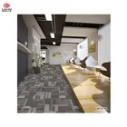 Pile Height Carpet 3mm Pile Height Thick Pile Soundproof Pp Material Carpet Tiles