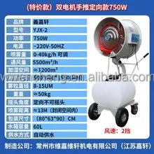Electric Centrifugal Mist Fan, 20", Wall - detail 52