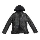 Women Jacket Leather Women PU Jacket Leather Jacket With Hood