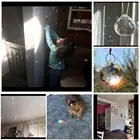 Glass Pendant Glass Ball Business Gifts HBL K9 40mm Clear Glass Crystal Ball Prism Pendant Suncatcher For Gift