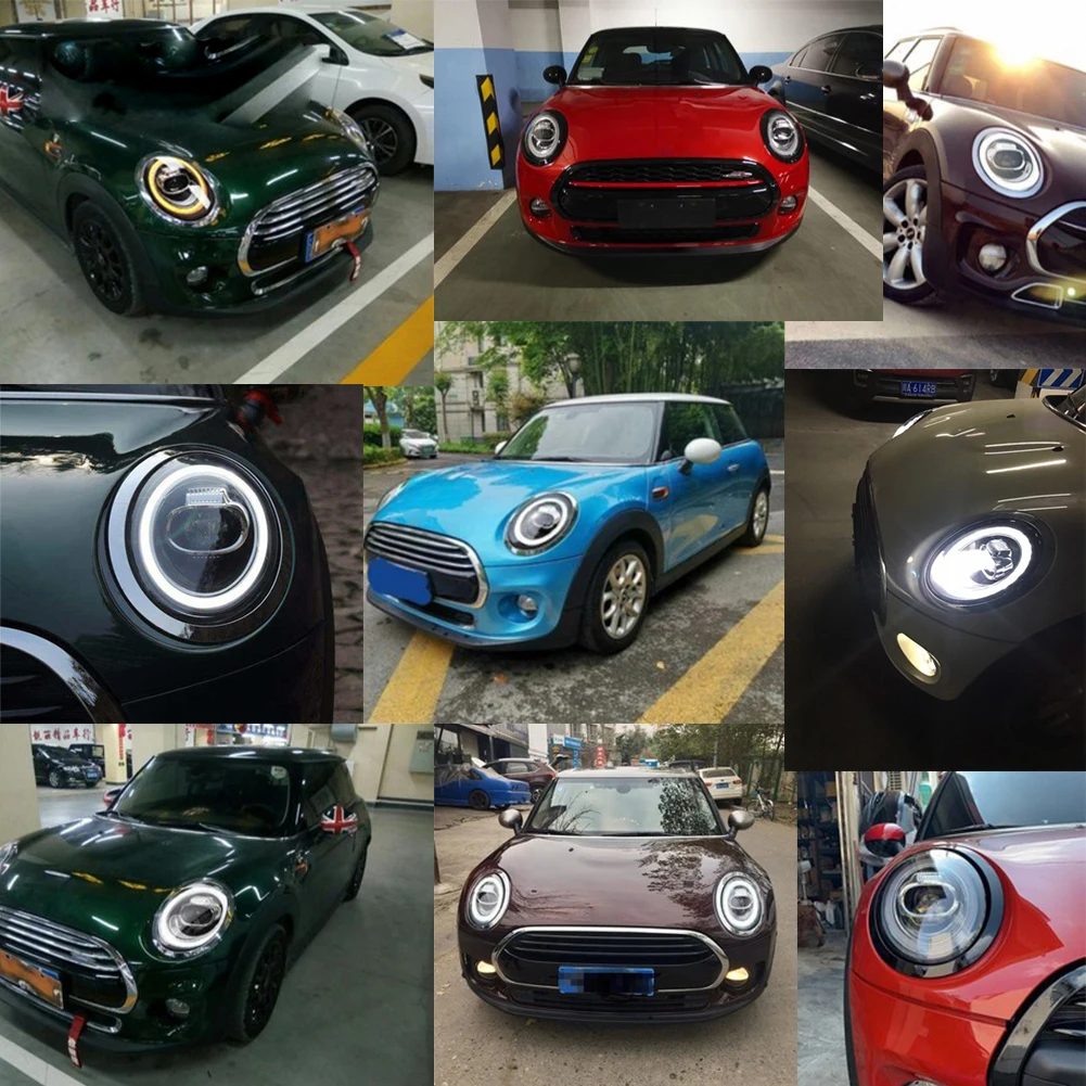 product plug and play head light led lights for bmw mini cooper f55 f56 headlights 2013 2018 front light accessories822-13