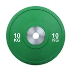 Wholesale Custom Gym Strength Training Weightlift Colorful Urethane Bumper Plates With Steel Hub