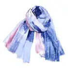 Shawl Scarf 2021 European And American Women Fashion Printing Tassel Polyester Shawl Muslim Hijab Scarf