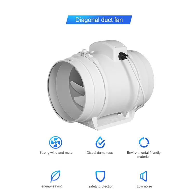 Inline Duct Fan, 220V, 48 - detail 4