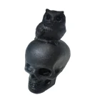 Obsidian Most Sell Products Obsidian Natural Engraved Stone Crafts Owl Crystal Skulls