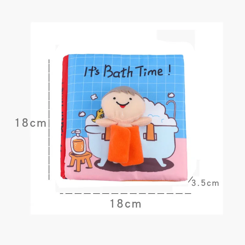 Cloth book for infant wisdom. Baby bath books educational toys B079A