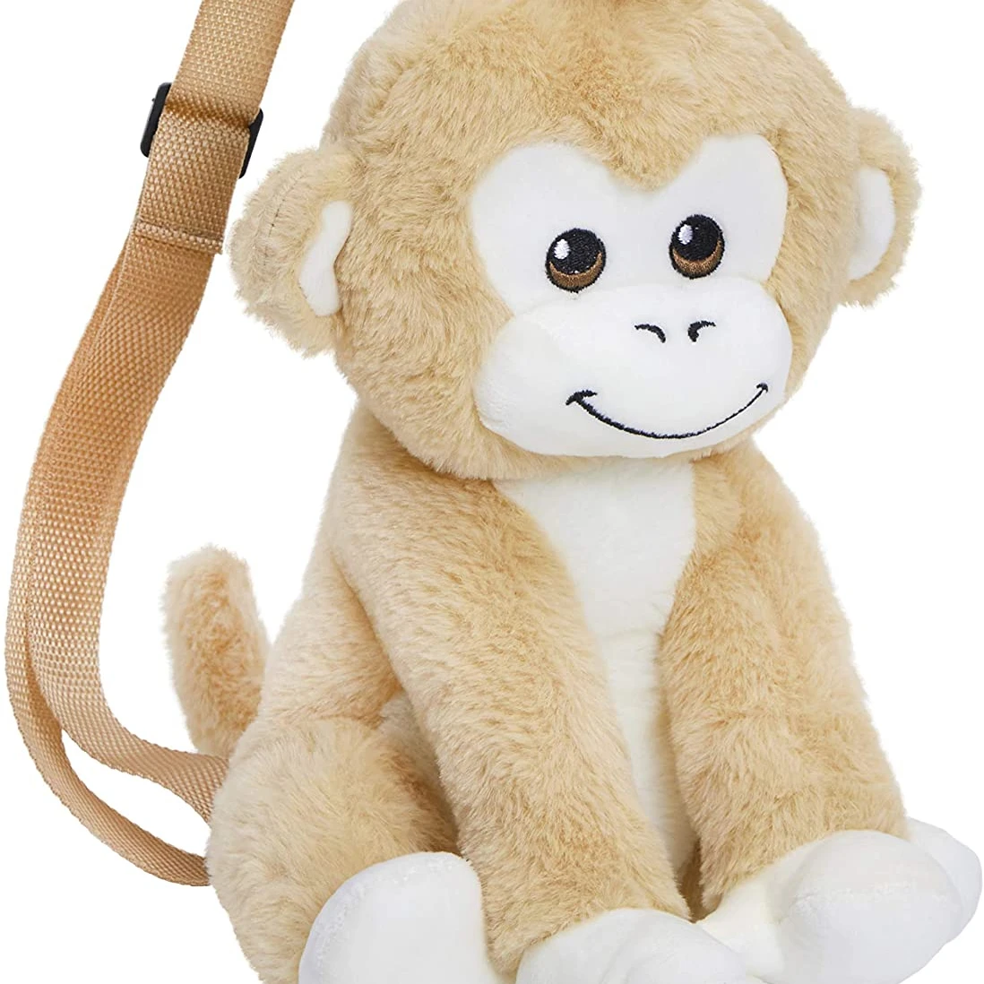 New Cute Monkey Backpack Plush Toy Soft Stuffed Animal Gifts For Kids Bag  For Travel And Adventure Napkins Bag Snack Backpack - Buy China Oem Custom  Kawaii Monkey Backpack Plush Toy Soft