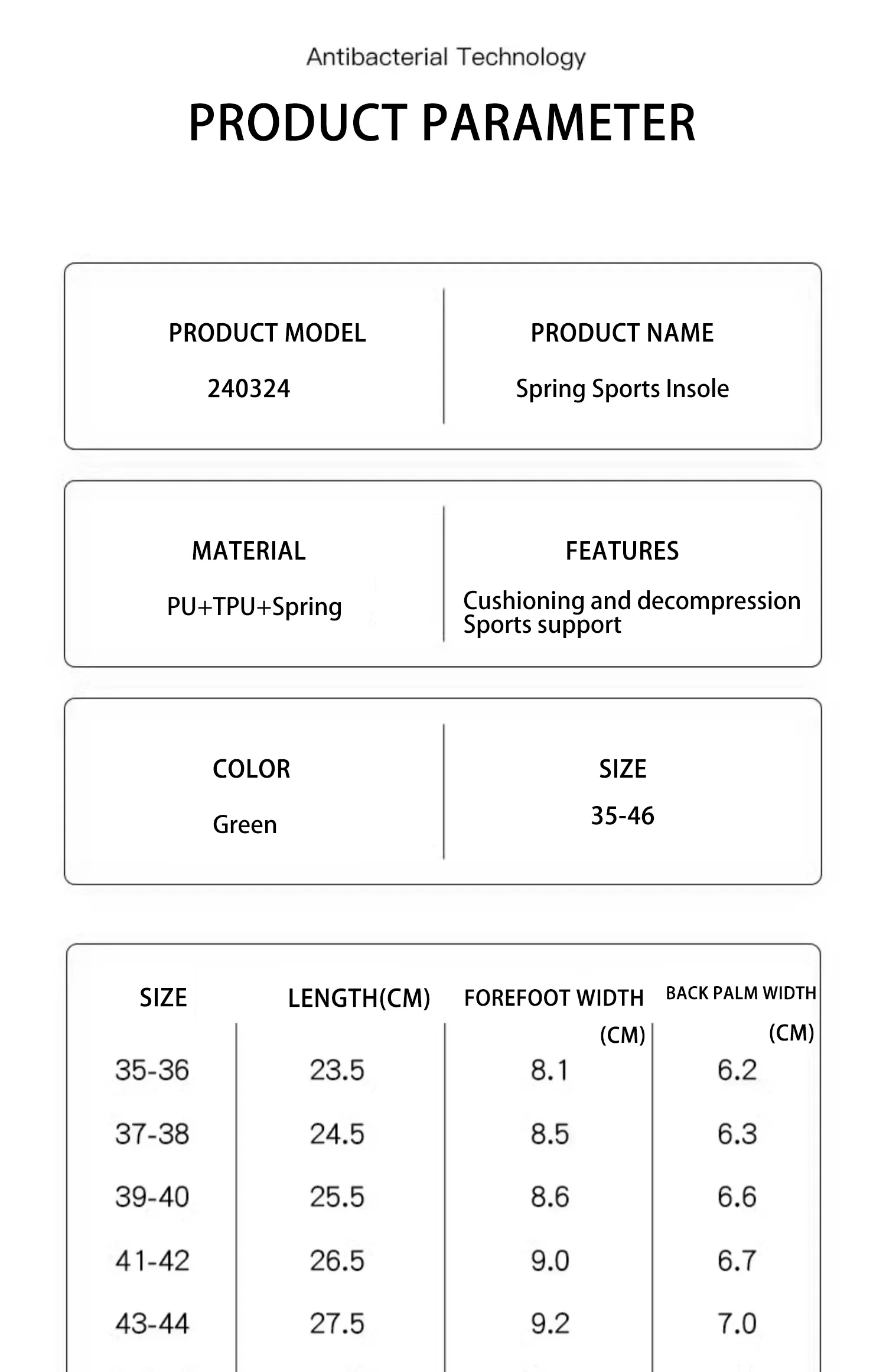 High Rebound Basketball Insoles with Spring Shock Absorption High Rebound Basketball Insoles with Spring Shock Absorption