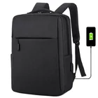 School Bag Logo Custom Durable Business Travel School Bag Cheap 15.6 Inch Student Laptop Backpack With USB