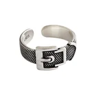 Ring Unisex Rings Vianrla Fun Belt Buckle Sterling Silver Ring Fashion Ring For Unisex