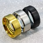 Black Titanium Ring Wholesale Popular 8mm Black Titanium Steel Ring Simple Luxury Light Finger Ring For Man