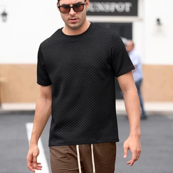 Men's short-sleeved summer sports sportswear Beachwear Spring short-sleeved T-shirt with shorts two-piece set
