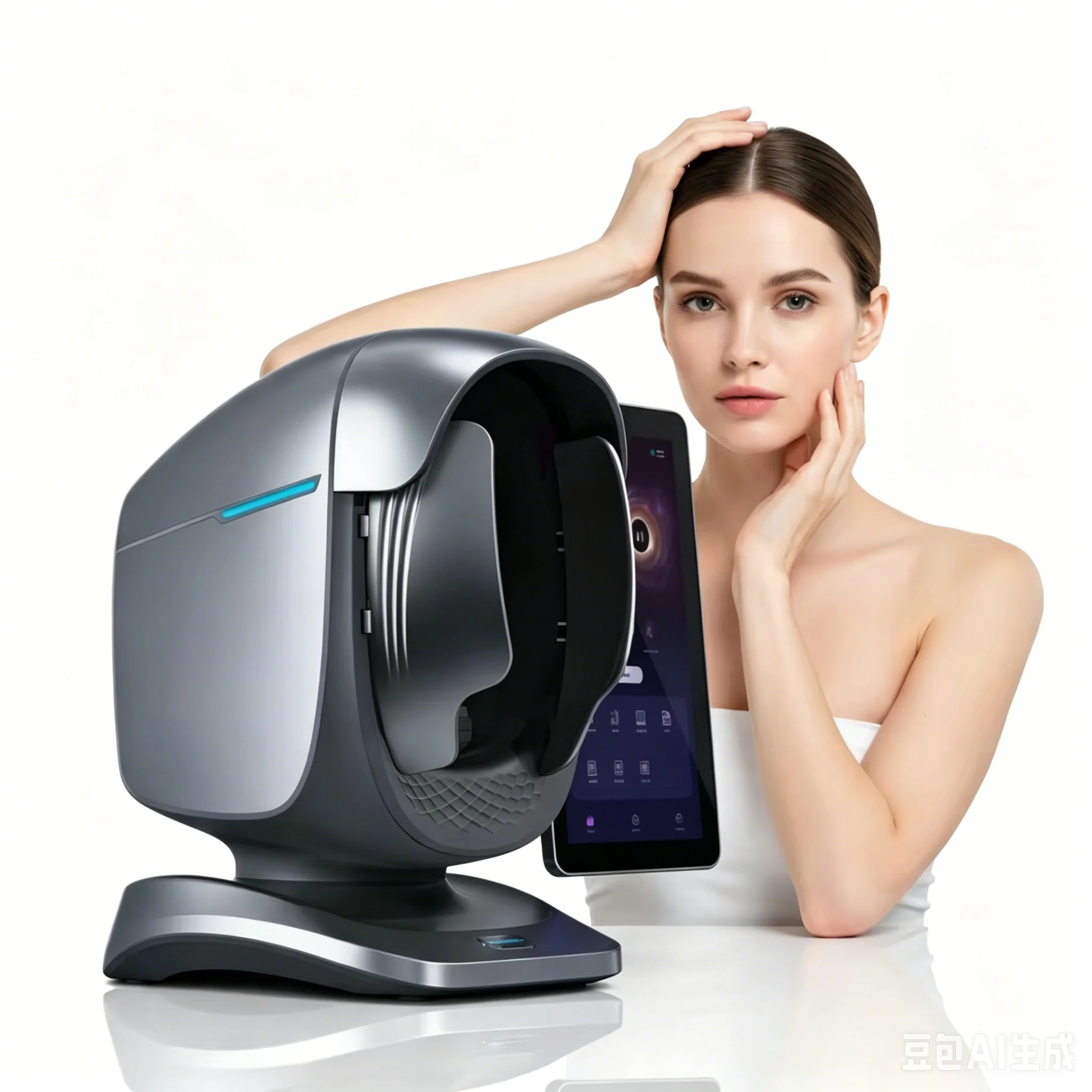 Desktop AI Skin Analyzer with Portable 3D Facial Scanning for Beauty Salons