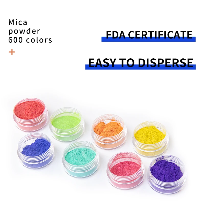 Cnmi Epoxy Resin Color Pigment Pearl Mica Powder Soap Mica Powder