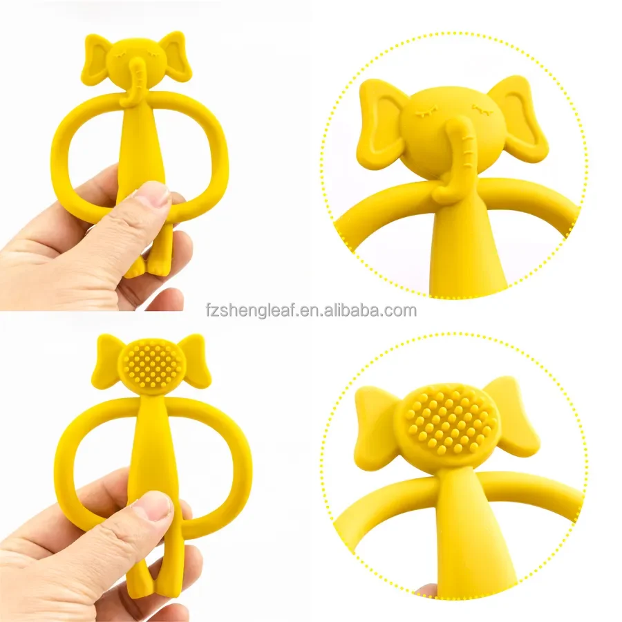 product bpa free custom kid baby teether durable infant chewing soft toys food grade silicone silicon nursing gift for newborns-8