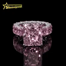 Customized Unique Wedding Bridal Jewelry 10K 14K Solid Gold IGI Certificates White Radiant Lab Diamond Eternity Band Ring