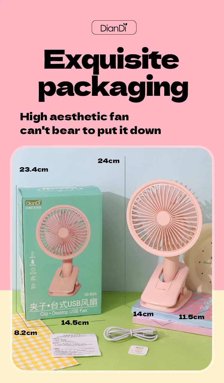 Hand Held Mini Fan, DD8025, Portable, USB - detail 24