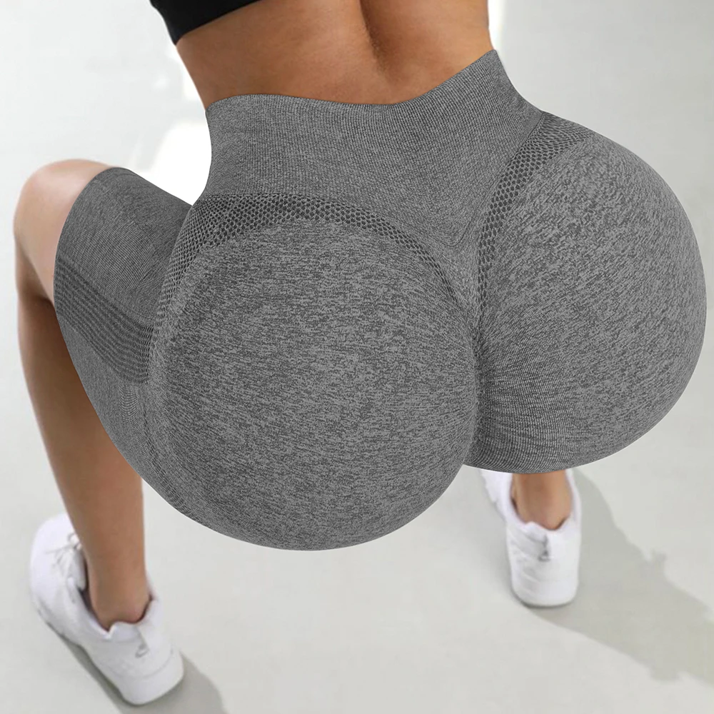 Summer Wear Custom Logo Workout Clothing Sportswear Tummy Control Scrunch Butt Yoga Pants Seamless leggings Yoga Shorts