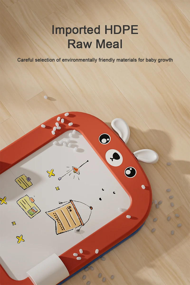 Feelkids Baby Safety Children's Foldable Portable Learning Drawing Board with HDPE Plastic Painting Board supplier