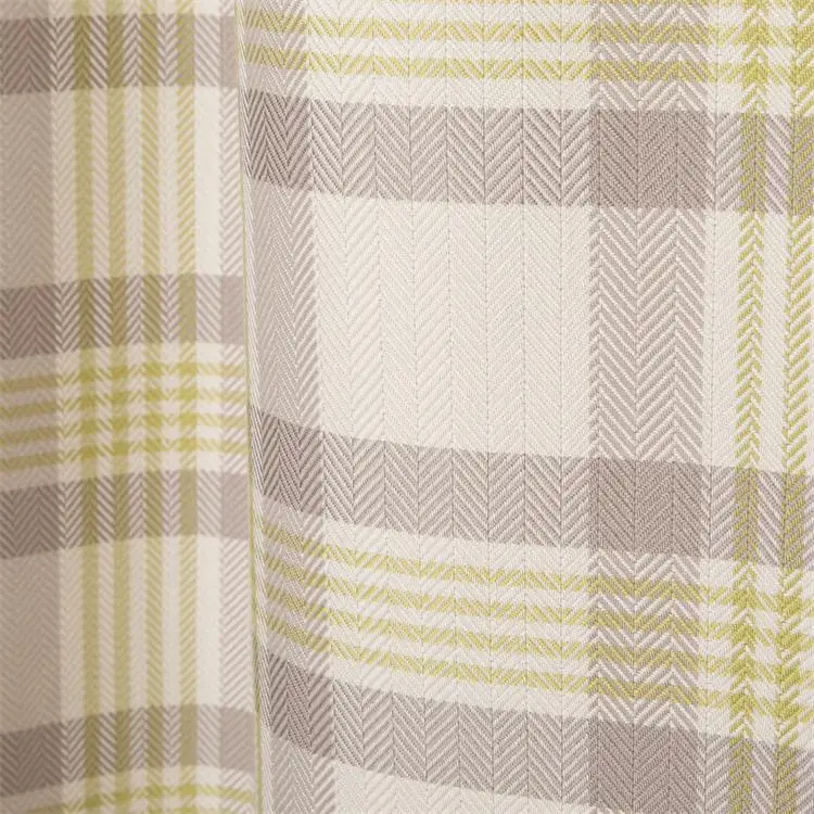Loom jacquard plaid pattern curtain textile jacquard curtain fabrics turkey