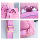 Bag Fashion Anime School Clear Backpack Pu Leather Custom Ita Bag