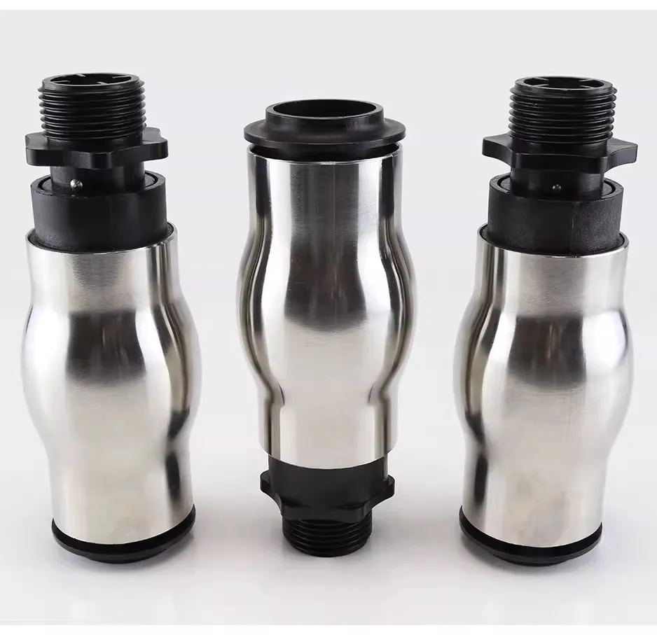 Stainless Steel Frothy Fountain Nozzle Bubbling Waterscape Pond Sprayhead for Stone Garden Products supplier