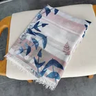 Scarf New Model Fashion Custom Design Artistic Scarf Twill Cotton Scarf Elegant Shawls