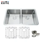 Bowl Vientam Wholesale Price 304 Handmade Sink Double Bowl Stainless Steel Sink With Drain