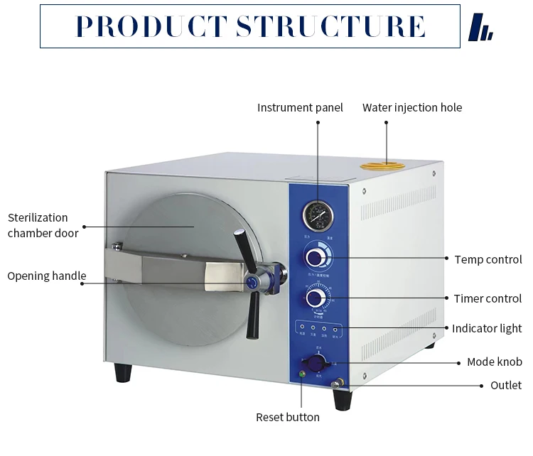 hospital equipment pharmaceutical medical devices dental clinic instruments class b vacuum steam sterilizer autoclave