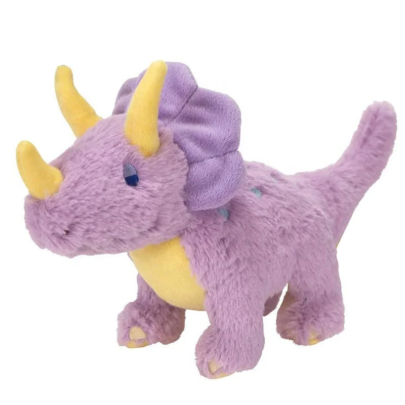 purple triceratops stuffed animal