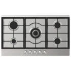 Gas Stainless Gas Midea 90CM Gas Hob With 5 Burners Black Stainless Steel