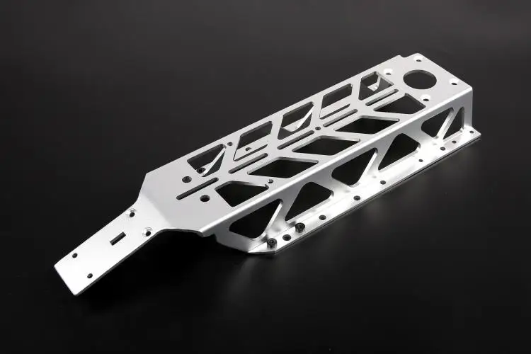 6500161 Metal Aluminium Rc Gas Car Main Frame Chassis For 1/5 Scale Hpi