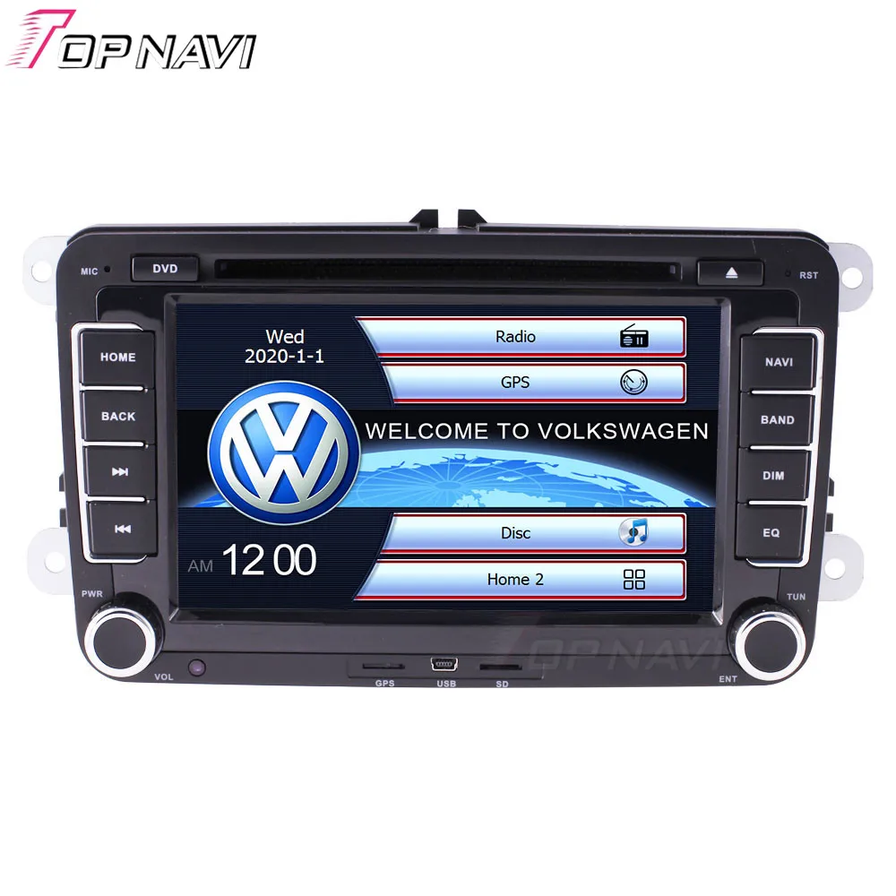 7 Inch Din Universal Dvd Player For Vw Bora Volkswagen Passat Golf Polo Auto Stereo Radio Gps Navigation Wince 6.0 Usb Sd Aux - Buy Vm 6.0 Car Dvd