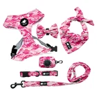 Leash And Collar Set OEM/ODM Dog Leash Collar And Harness Dog Harness Leash Set Custom Reversible Vest Dog Harness
