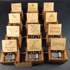 Gift Music Box Gift Wholesale Delicate Christmas Gift Fall In Love Wooden Music Box