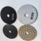 Polishing Pads 4Inch 100mm Wet Resin Diamond Buff Polishing Pads For Granite Concrete