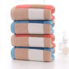Stripes Towel 100% Cotton Checks Stripes Face Hand Gift Towel Gym Hotel Custom Logo