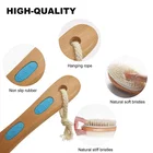 High Bath Bath Ball Hot Selling High Quality Blue Long Handle Bath Ball Bath Brush Set