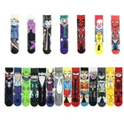 Socks Socks Wholesale Men's Anime Funny Socks Hip Hop Meias Cartoon Stockings Chaussettes Calcetines