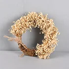 Wholesale Wall Decoration Dried Real Flower Gypsophila Babybreath Wreaths