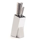 High Quality Wood Stainless Steel Universal Knife Block Magnetic Knife Block