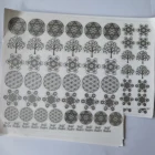 Tree Sticker Flower Life Tree Material Sacred Geometry DIY Energy Tower Copper Orgone Sticker