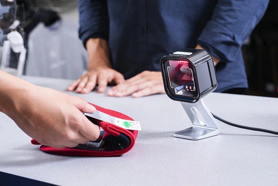 Datalogic Magellan 1500i usb 1d 2d bar code qr code portable hand held mini presentation barcode scanner w USB cable