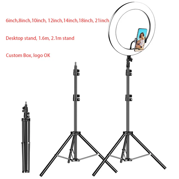 10.2 Selfie Ring Light with Tripod Stand Dimmable RGB Ringlight with Phone Holder 29 Colors Changing Speed Adjustable Live Streaming Photography Makeup Selfie LED Lights Ring for iPhone Android 