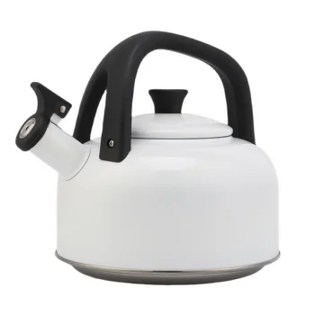 New Design 3L Stainless Steel Tea Kettle Round Whistling Stovetop Pot Food Grade Metal Teapot for Stove Top