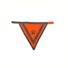 Fashion Triangle Fashion Pet Products Safety At Night Fashion Reflective Triangle Pet Scarf Custom Dog Bandana