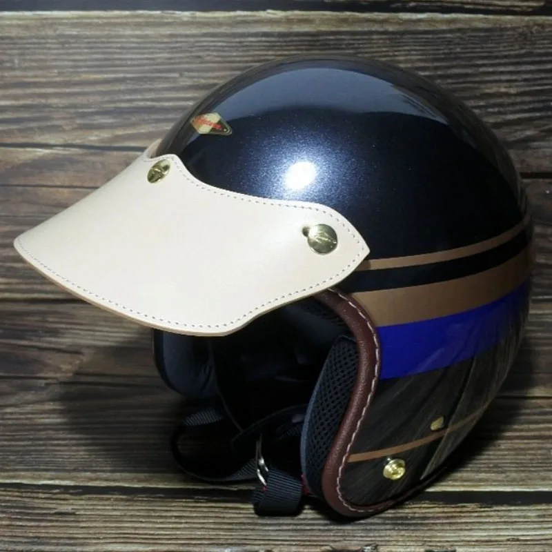 motorcycle helmet with brim